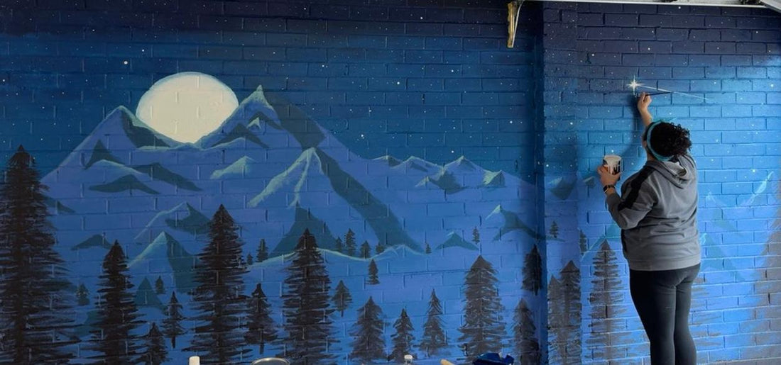 From Concrete to Cosmos: Creating a Teenage Retreat Mural