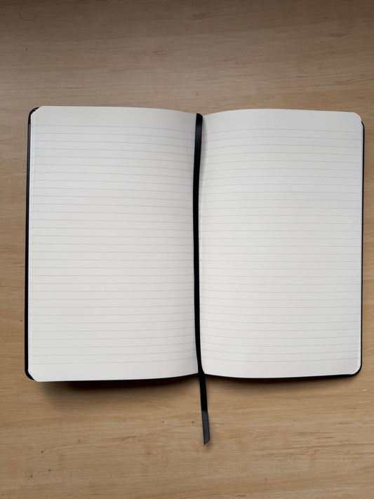 Embossed owl notebook