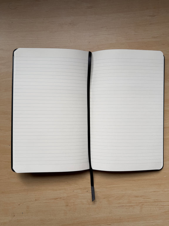 Embossed owl notebook