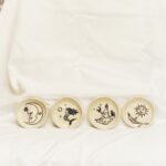 Painted ladies trinket dishes